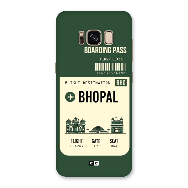 Bhopal Boarding Pass Back Case for Galaxy S8