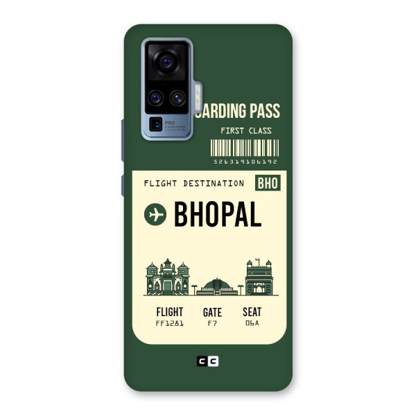 Bhopal Boarding Pass Back Case for Vivo X50 Pro