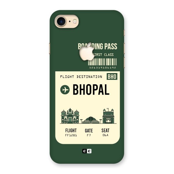 Bhopal Boarding Pass Back Case for iPhone 7 Apple Cut