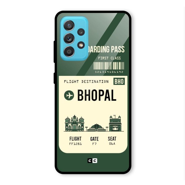 Bhopal Boarding Pass Glass Back Case for Galaxy A52s 5G