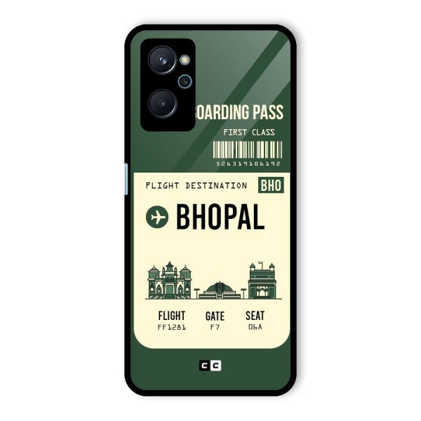 Bhopal Boarding Pass Glass Back Case for Realme 9i