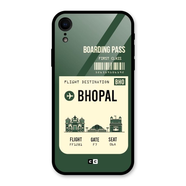 Bhopal Boarding Pass Glass Back Case for XR