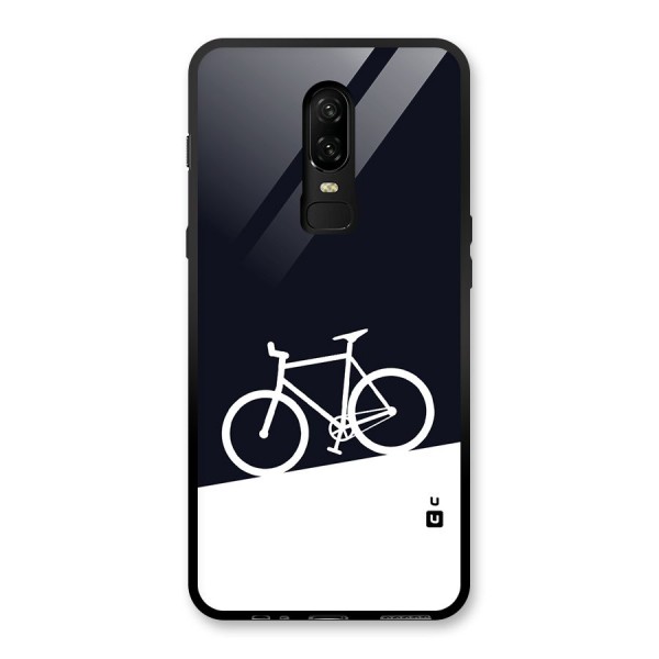 Bicycle Minimal Art Glass Back Case for OnePlus 6