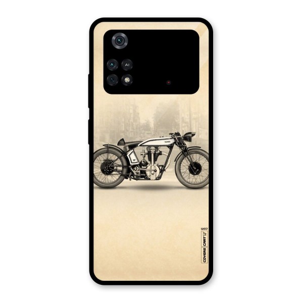 Bike Ride Glass Back Case for Poco M4 Pro 4G