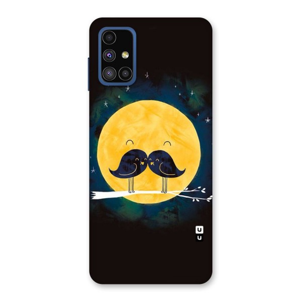 Bird Moustache Back Case for Galaxy M51