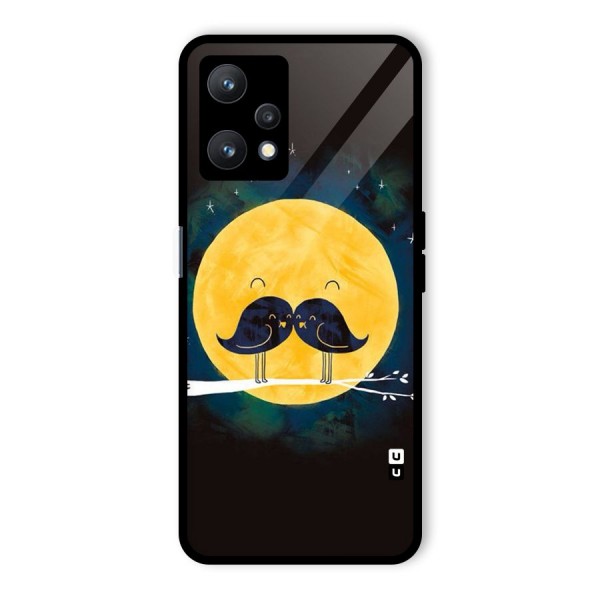 Bird Moustache Glass Back Case for Realme 9 Pro 5G