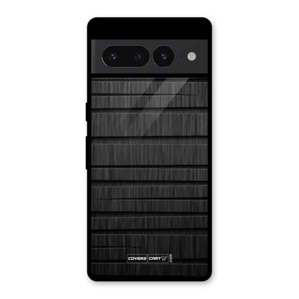 Black Abstract Glass Back Case for Google Pixel 7 Pro