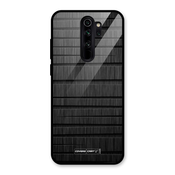 Black Abstract Glass Back Case for Redmi Note 8 Pro