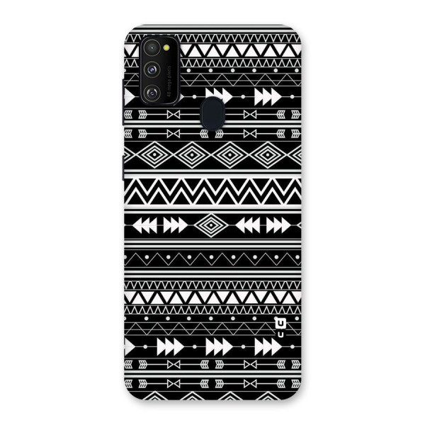 Black Aztec Creativity Back Case for Galaxy M30s