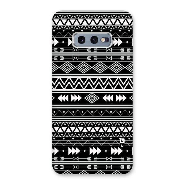 Black Aztec Creativity Back Case for Galaxy S10e