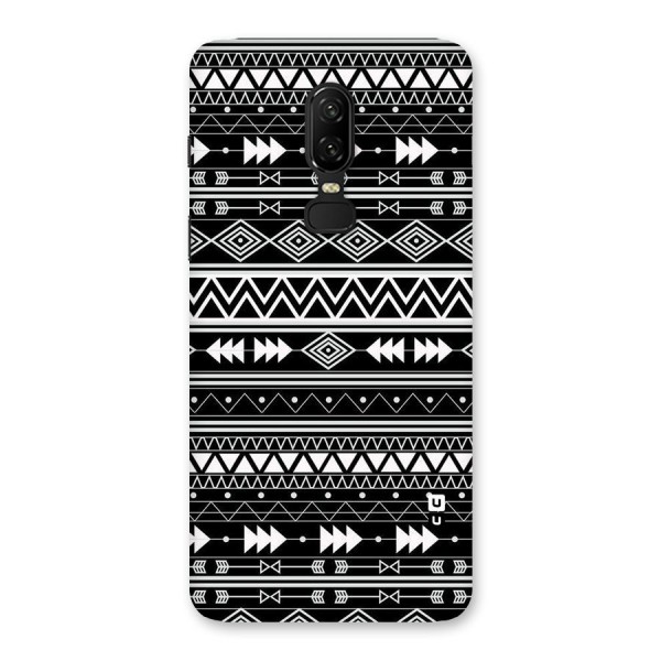 Black Aztec Creativity Back Case for OnePlus 6