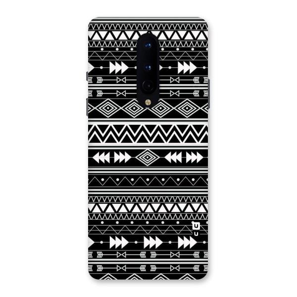 Black Aztec Creativity Back Case for OnePlus 8