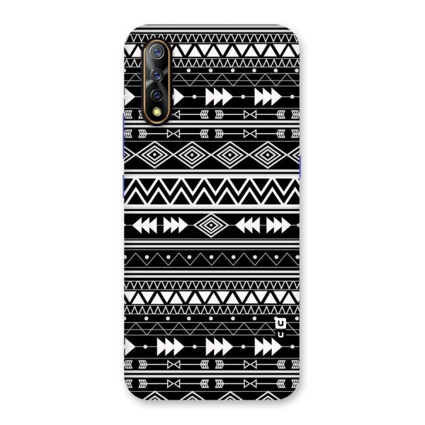 Black Aztec Creativity Back Case for Vivo S1