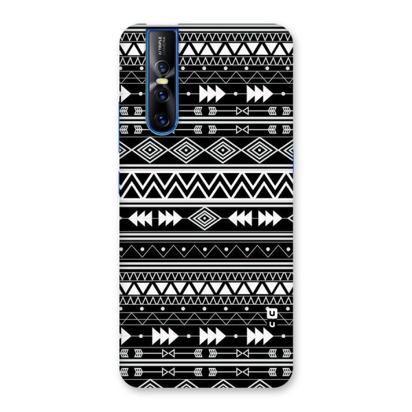 Black Aztec Creativity Back Case for Vivo V15 Pro