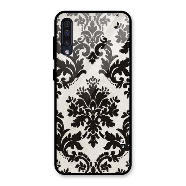 Black Beauty Glass Back Case for Galaxy A50