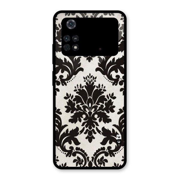 Black Beauty Glass Back Case for Poco M4 Pro 4G