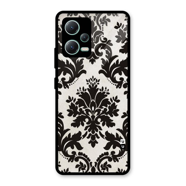 Black Beauty Glass Back Case for Redmi Note 12 5G