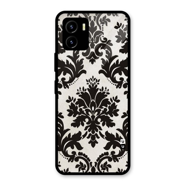 Black Beauty Glass Back Case for Vivo Y15s