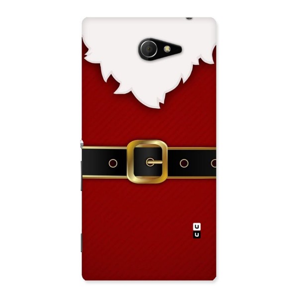 Black Belt Design Back Case for Sony Xperia M2