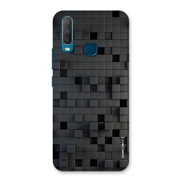 Black Bricks Back Case for Vivo Y15