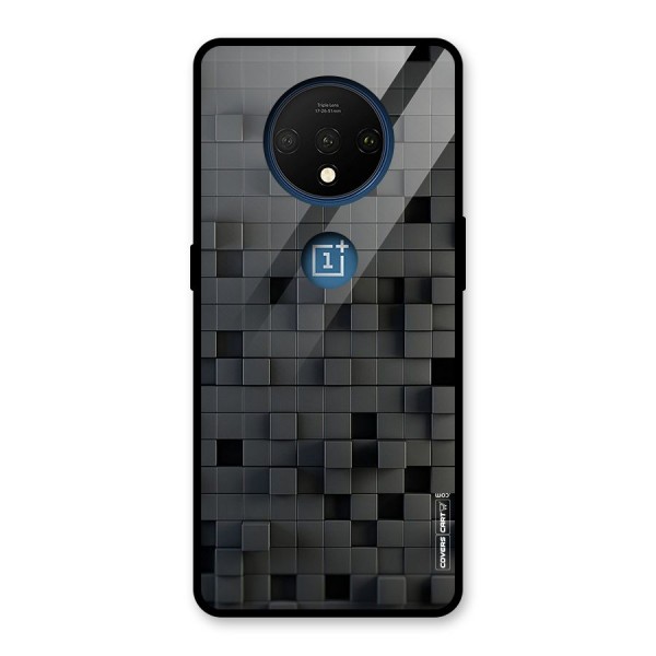 Black Bricks Glass Back Case for OnePlus 7T