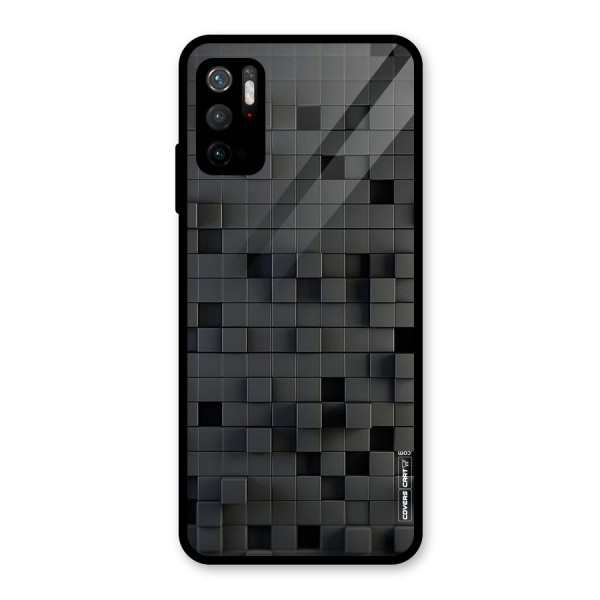 Black Bricks Glass Back Case for Poco M3 Pro 5G