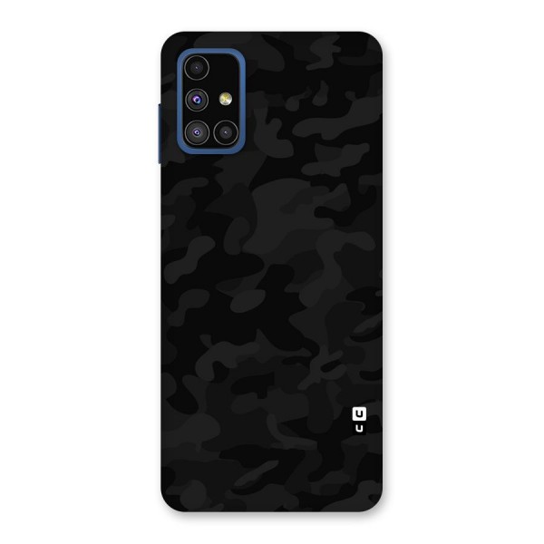 Black Camouflage Back Case for Galaxy M51