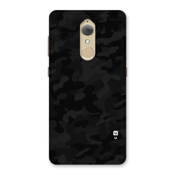 Black Camouflage Back Case for Lenovo K8