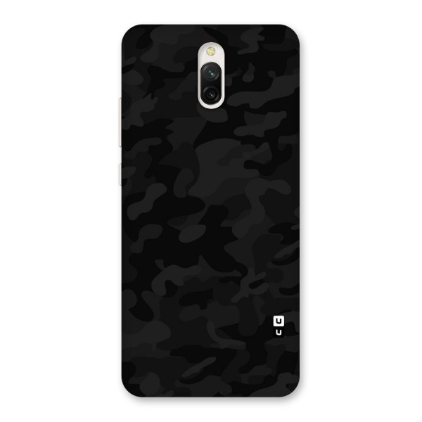 Black Camouflage Back Case for Redmi 8A Dual