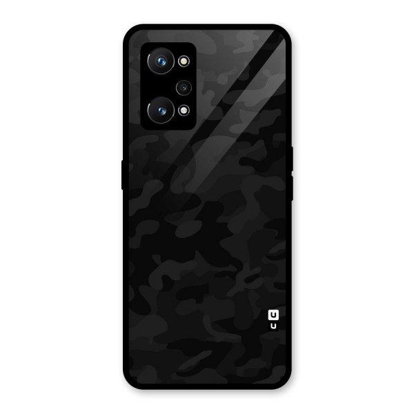 Black Camouflage Glass Back Case for Realme GT Neo 3T