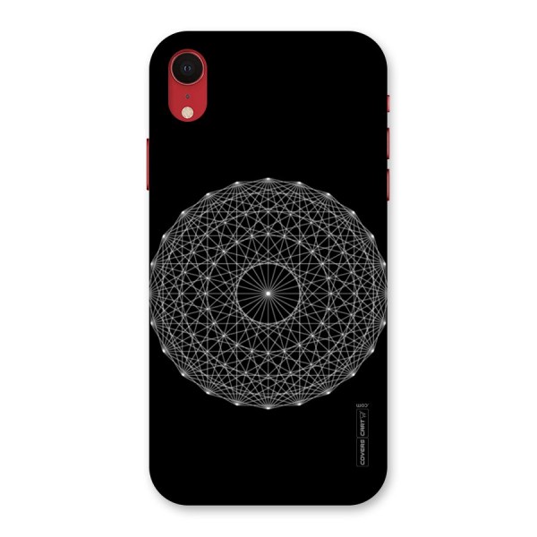 Black Clipart Back Case for iPhone XR