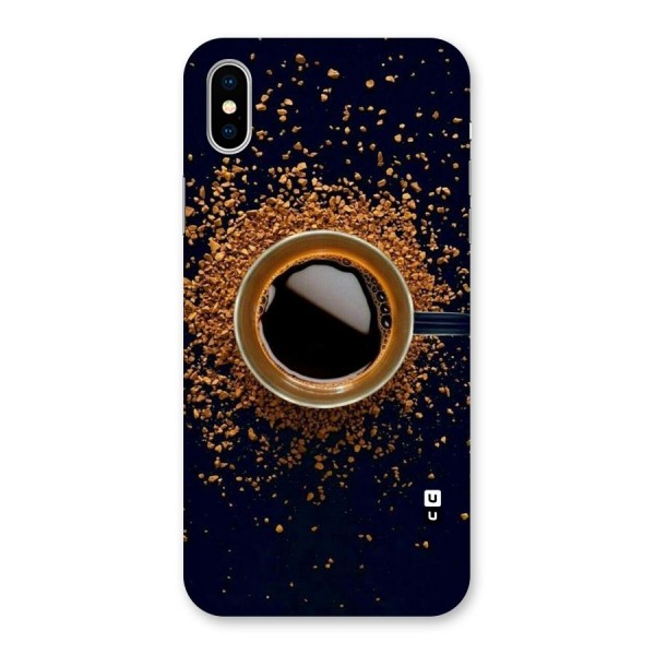 Black Coffee Back Case for iPhone X