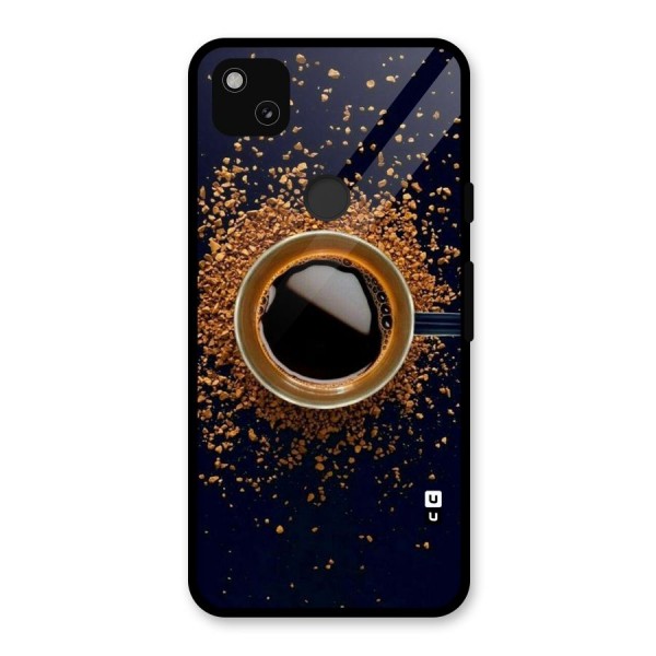 Black Coffee Glass Back Case for Google Pixel 4a