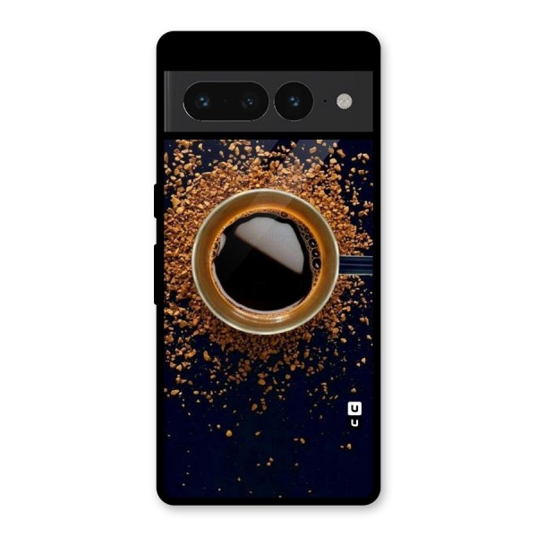 Black Coffee Glass Back Case for Google Pixel 7 Pro