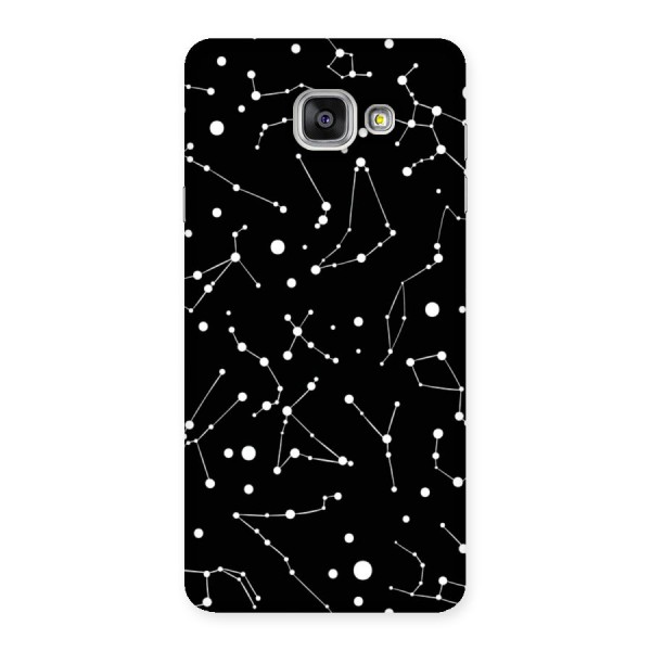 Black Constellation Pattern Back Case for Galaxy A7 2016