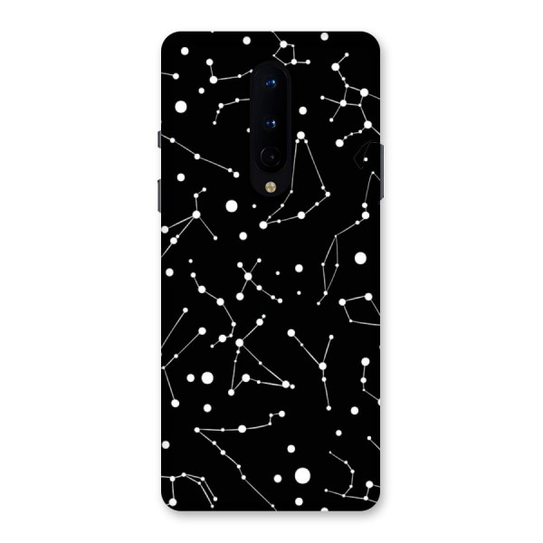 Black Constellation Pattern Back Case for OnePlus 8