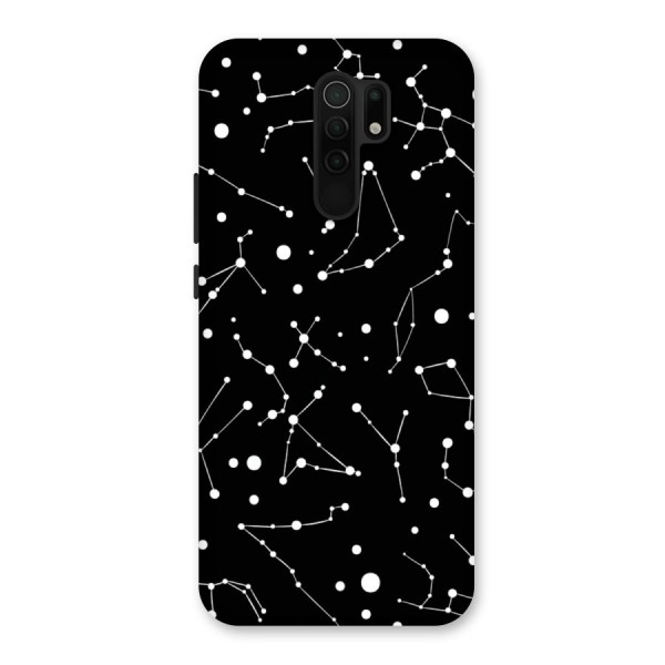 Black Constellation Pattern Back Case for Redmi 9 Prime