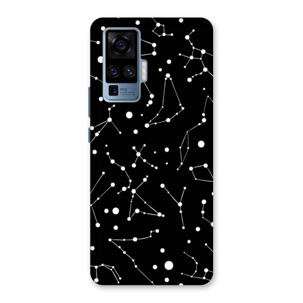 Black Constellation Pattern Back Case for Vivo X50 Pro