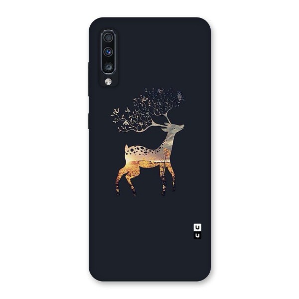 Black Deer Back Case for Galaxy A70