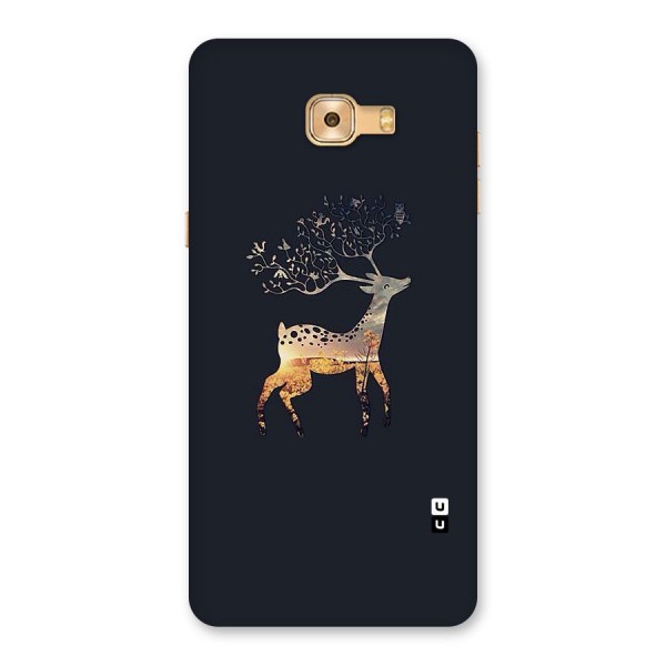 Black Deer Back Case for Galaxy C9 Pro