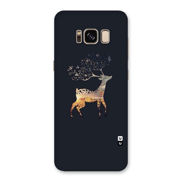 Black Deer Back Case for Galaxy S8