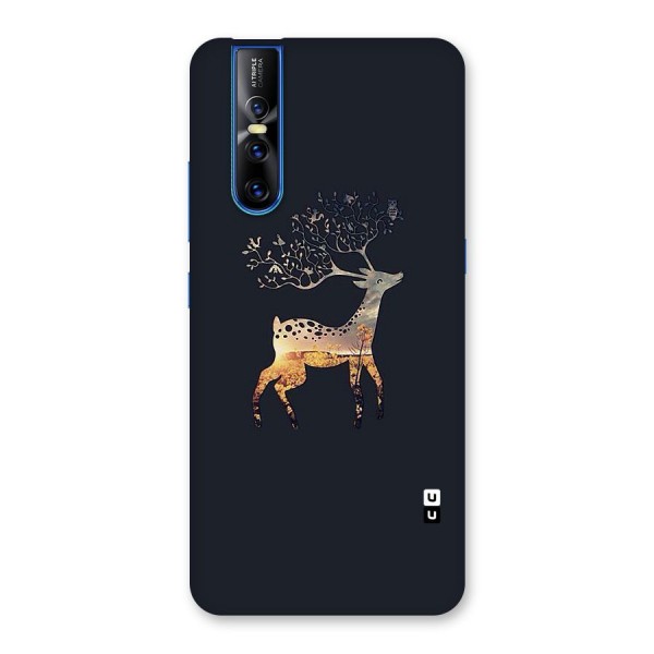 Black Deer Back Case for Vivo V15 Pro