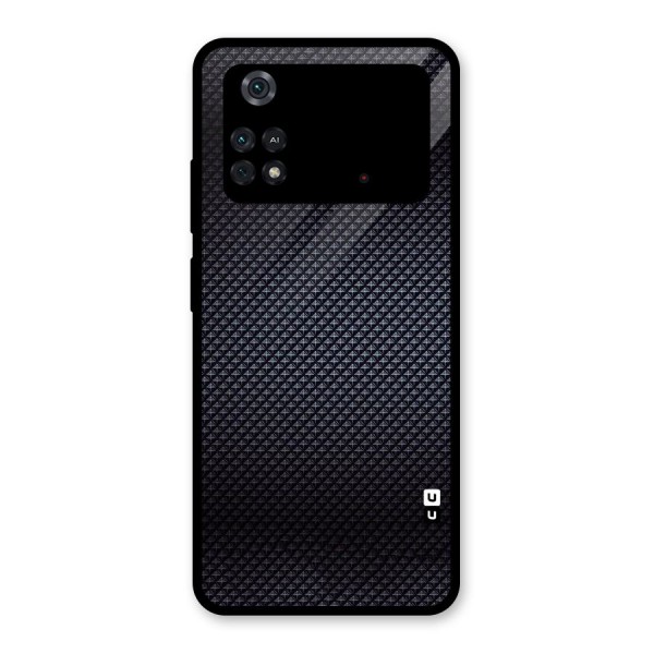 Black Diamond Glass Back Case for Poco M4 Pro 4G