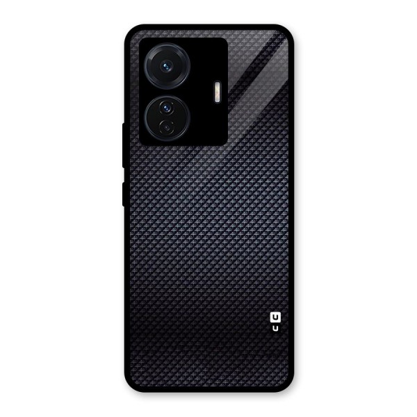 Black Diamond Glass Back Case for Vivo T1 Pro