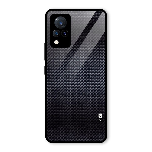 Black Diamond Glass Back Case for Vivo V21 5G