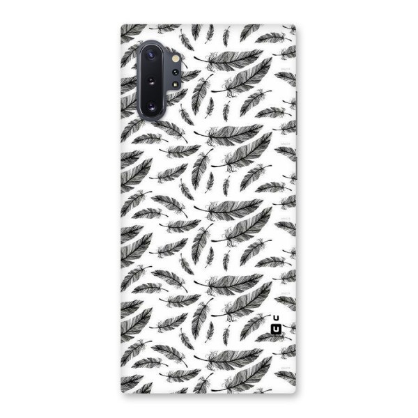 Black Feather Back Case for Galaxy Note 10 Plus