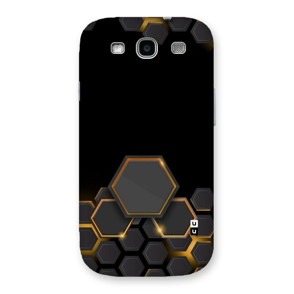 Black Gold Hexa Back Case for Galaxy S3 Neo