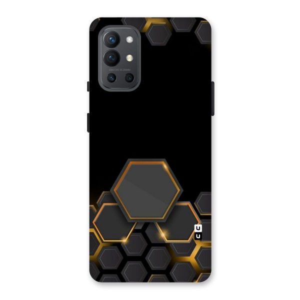 Black Gold Hexa Back Case for OnePlus 9R