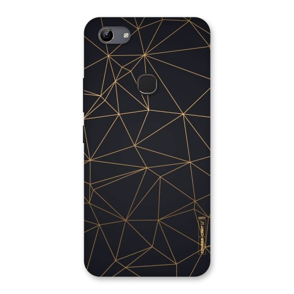 Black Golden Lines Back Case for Vivo Y81