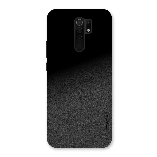 Black Grey Noise Fusion Back Case for Redmi 9 Prime